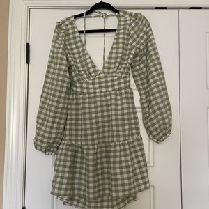 Princess Polly Annabelle Mini Dress Green